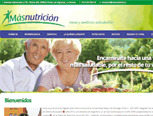 Tablet Screenshot of masnutricion.cl